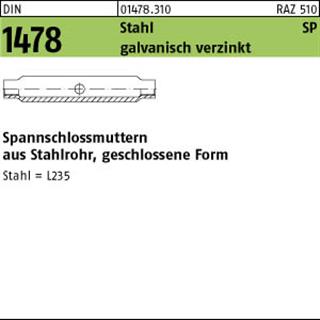 DIN 1478 Stahl ÜZ SP M 8 galv. verzinkt gal Zn S Produktbild img1 L
