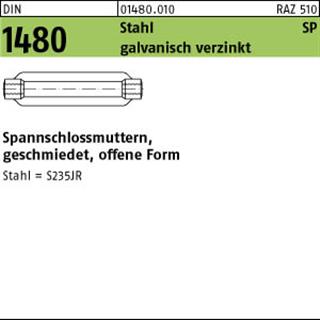 DIN 1480 Stahl SP M 12 / 125 galv. verzinkt gal Zn S Produktbild img1 L