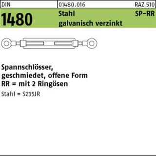 DIN 1480 Stahl SP RR M 6 galv. verzinkt gal Zn S Produktbild img1 L