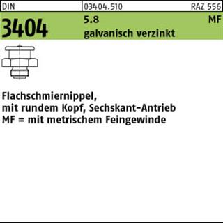 DIN 3404 5.8 M 8 x 1 SW 11 gal Zn, m. rundem Kopf gal Zn S Produktbild img1 L