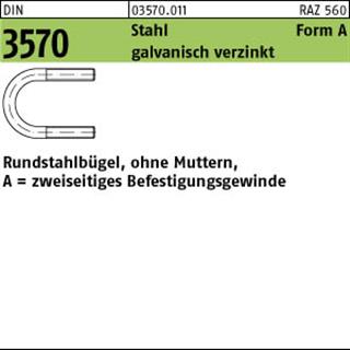 DIN 3570 Stahl A 94 / NW 80 M 12 galv. verzinkt gal Zn S Produktbild img1 L