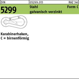 DIN 5299 St. FW-Kar.haken C 50 x 5 galv. verzinkt gal Zn S Produktbild img1 L