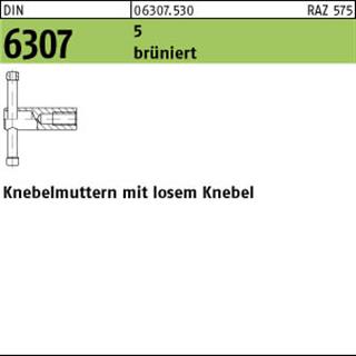 DIN 6307 Stahl 5 M 10 brüniert, loser Knebel brün S Produktbild img1 L