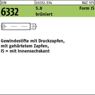 DIN 6332 5.8 IS M 12 x 80 brüniert brün S Produktbild img1 L