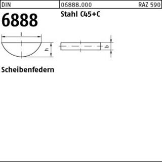 DIN 6888 C45K 5 x 6,5 S Produktbild img1 L