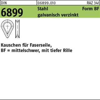 DIN 6899 Stahl BF 9 / RW 10 galv. verzinkt gal Zn S Produktbild img1 L