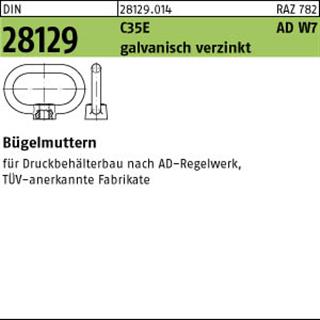 DIN 28129 C35E M 20 galv. verzinkt, AD-W7/1 gal Zn S Produktbild img1 L