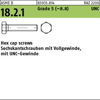 ART 83933 Hex cap screws Grade 5 gal Zn 1/4 - 20 UNC x 1/2 (13 mm) gal Zn S Produktbild img1 L