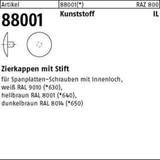 ART 88001 Kappen m. Innenl. 2,5 x 12 dunkel braun, für SPAX S Produktbild img1 L