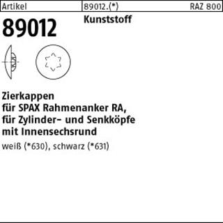 ART 89012 Kappen f. SPAX-RA Flach-SEKO schwarz Kunstst S Produktbild img1 L