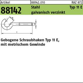 ART 88142 geb. Schr.haken Stahl Typ 11E M 5 x 50 galv. verzinkt gal Zn S Produktbild img1 L