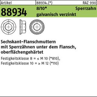 ART 88934 Sechsk. Sperrzahnmut. Kl. 8 St. gal Zn M 10 gal Zn S Produktbild img1 L