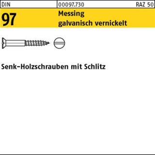 DIN 97 Messing 4 x 20 vernickelt Ms Ni S Produktbild img1 L
