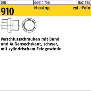 DIN 910 Messing M 22 x 1,5 Ms S Produktbild img1 L