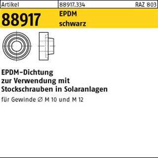 ART 88917 EPDM-Dichtungen für Stockschr. schwarz für M 10 und M 12 EPDM S Produktbild img1 L