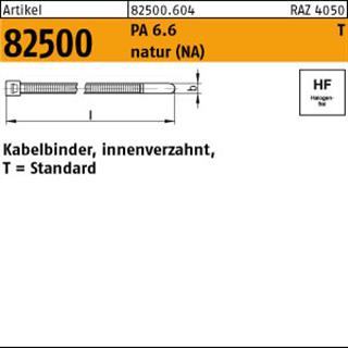 ART 82500 PA 6.6 7,6 x 760/ 220 Kabelbinder, natur, T120L S Produktbild img1 L
