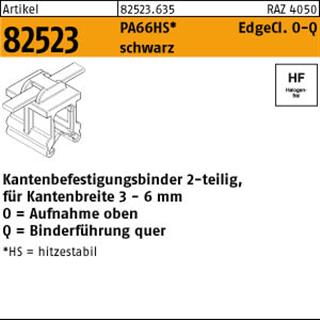 ART 82523 Befestigungsbinder m. Edgeclip PA66HS schwarz 4,6 x 200 O-Q S Produktbild img1 L