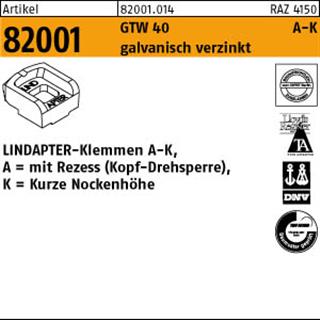 ART 82001 LINDAPTER GT A KM 12 galv. verzinkt, kurz S Produktbild img1 L