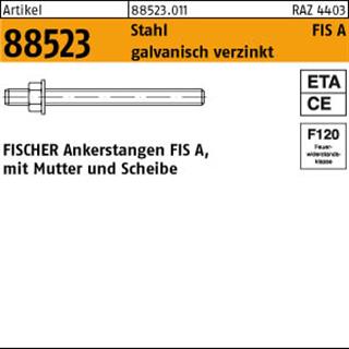 ART 88523 FISCHER-Gewindestangen Stahl gal Zn FIS A M 16 x 175 S Produktbild img1 L