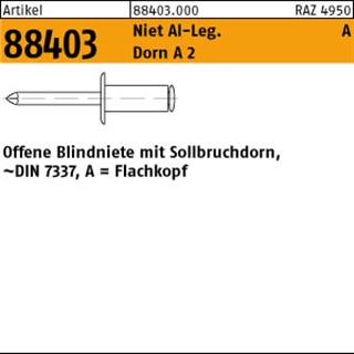 ART 88403 Blindniete Alu/A 2 FLAKO A 4 x 25 S Produktbild img1 L