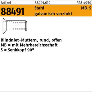 ART 88491 Mehrbereichsblindnietmu. Stahl SEKO M 4 / 1,5 - 6,0 gal Zn S Produktbild img1 L
