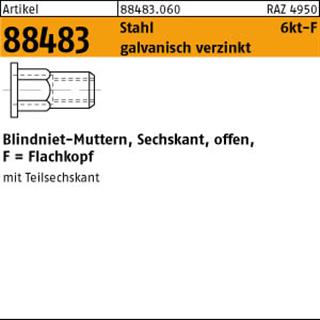 ART 88483 Blindniet-Mu. St. gal Zn m. 6-kt Flako M 4 / 0,5 -2,0 S Produktbild img1 L