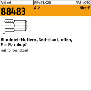 ART 88483 Blindniet-Mu. A 2 m. 6-kt Flako M 10 / 1,0 - 3,5 S Produktbild img1 L