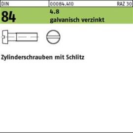 DIN 84 4.8 M 10 x 30 galv. verzinkt gal Zn K Produktbild