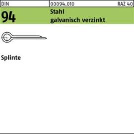 DIN 94 Stahl 1 x 8 galv. verzinkt gal Zn S Produktbild
