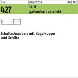 DIN 427 14 H M 5 x 30 galv. verzinkt gal Zn S Produktbild