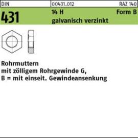 DIN 431 14 H B G 1/2 SW 32 galv. verzinkt gal Zn S Produktbild