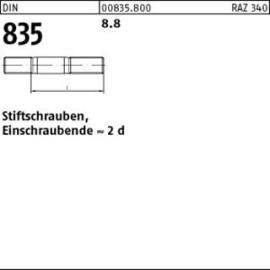 DIN 835 8.8 M 12 x 40 S Produktbild