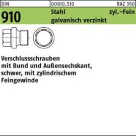 DIN 910 Stahl M 27 x 2 galv. verzinkt gal Zn S Produktbild