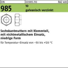 DIN 985 10 M 12 galv. verzinkt gal Zn K Produktbild