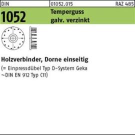 DIN 1052 Holzverbinder Temperg Typ D, gal Zn, eins., 95 ÜH gal Zn S Produktbild