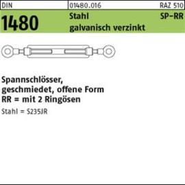 DIN 1480 Stahl SP RR M 6 galv. verzinkt gal Zn S Produktbild