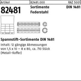 ART 82481 DIN 1481 Sortiment Stahl Spannstifte S Produktbild