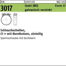 DIN 3017 Stahl C1 29- 31/18 -W1 galvanisch verzinkt Zn S Produktbild