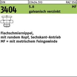 DIN 3404 5.8 M 10 x 1 SW 17 gal Zn, m. rundem Kopf gal Zn S Produktbild