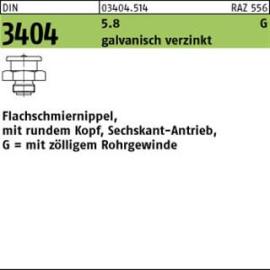 DIN 3404 5.8 G 1/4 - 22 SW 22 gal Zn, m. rundem Kopf gal Zn S Produktbild