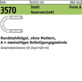 DIN 3570 Stahl U A 30 / NW 20 M 10 feuerverzinkt, Gew.-tol. 6h tZn S Produktbild