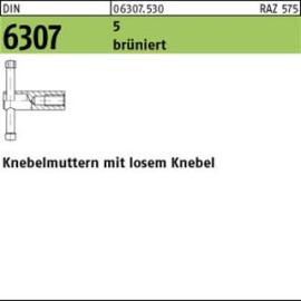 DIN 6307 Stahl 5 M 10 brüniert, loser Knebel brün S Produktbild