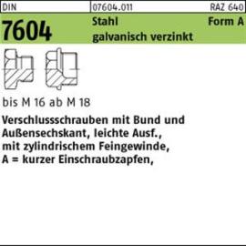 DIN 7604 Stahl A M 18 x 1,5 galv. verzinkt gal Zn S Produktbild
