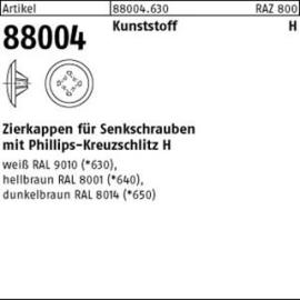 ART 88004 Kappen 2 x 12/3,5-5 für Kreuzschlitz H, weiß Kunstst S Produktbild