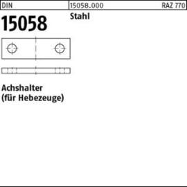 DIN 15058 Stahl 25 x 6 Achshalter S Produktbild