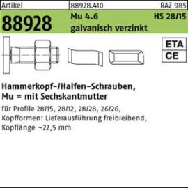 ART 88928 Halfenschr. Typ 28/15 4.6 M 10 x 100 gal Zn gal Zn S Produktbild