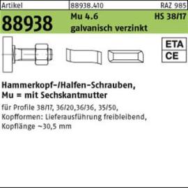 ART 88938 Halfenschr. Typ 38/17 4.6 M 16 x 100 gal Zn gal Zn S Produktbild