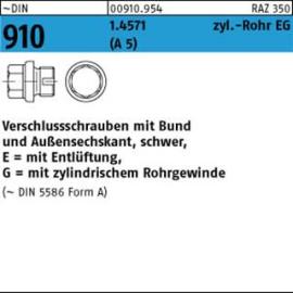 DIN 910 -2 1.4571 EG 1/2 A mit Entlüftung A 5 S Produktbild