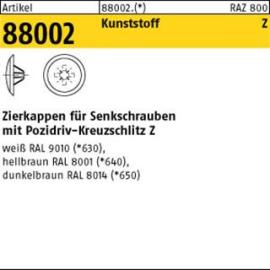 ART 88002 Kappen 2 x 12/3,5-5 für Kreuzschlitz Z, dunkelbraun S Produktbild