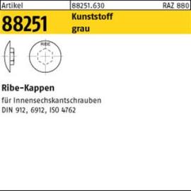 ART 88251 Käppi 6 M 8 Kunststoff grau Kunstst S Produktbild